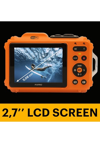 Kodak Pıxpro Wpz2 16 Mp Dijital Fotoğraf Makinesi 15 M Su Geçirmez, 4x Optik Zoom, Wi-fi, 1080p Full Hd Video İthalatçı Garantili