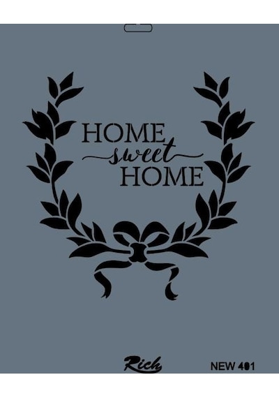 Rich New Seri N-401 Stencil 35X25 Cm