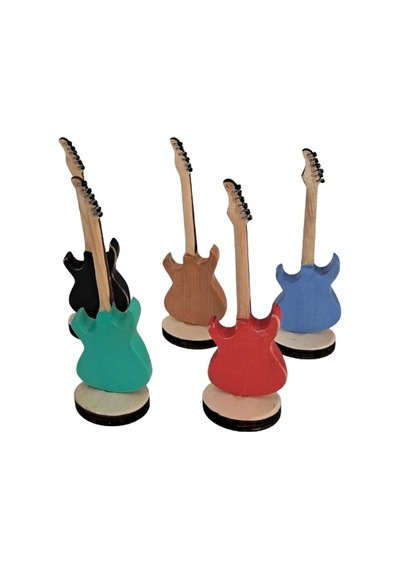 Müzik Aletleri Bibloları Büyük Boy Masa Tip Elektro Gitar