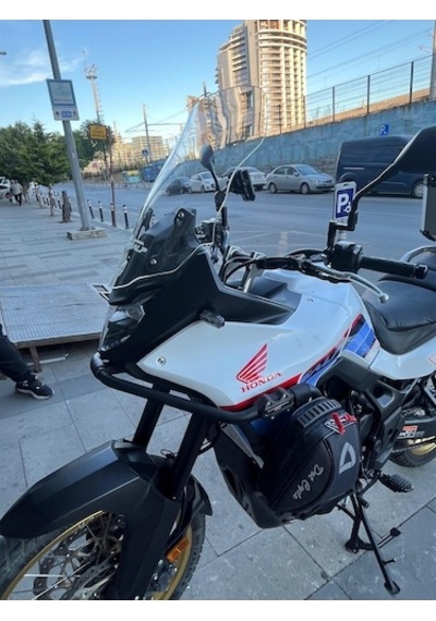 Zeus Motor 23-24 Honda Transalp Xl750 Şeffaf Ön Cam Zeus 51cm Motosiklet Camı