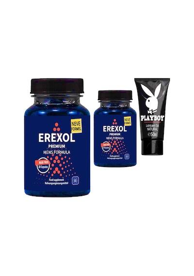 Erexol 2 Adet Erkeklere L-argininli L-citrullineli Ma.ça Çinko Ve Üzüm Çekirdeği Extreli 30 Lu Kapsüller + Kaydırıcı.jel