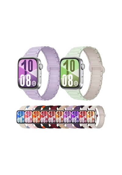 Magnex Loop Huawei Watch Fit 5/fit 5 Pro/fit 4/fit 4 Pro/fit 3 İle Uyumlu Kordon 1.sınıf Soft Silikon Fit 5 Kordonu Güçlü Manyetik Kapatma Tasarımlı Huawei Fit 5 Pro Kordon Çok Renkli