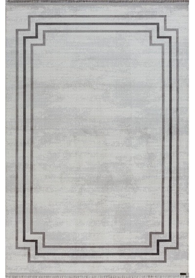 Trend 2803 Gri Salon, Mutfak, Yatak Odası Halısı - Makinede Yıkanabilir-1091 Gri