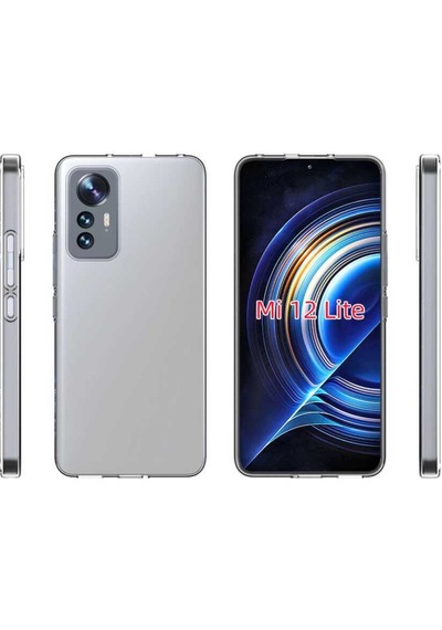 Xiaomi Mi 12 Lite Kilif Seffaf Ince Ve Esnek Süper Silikon Kilif 559799012