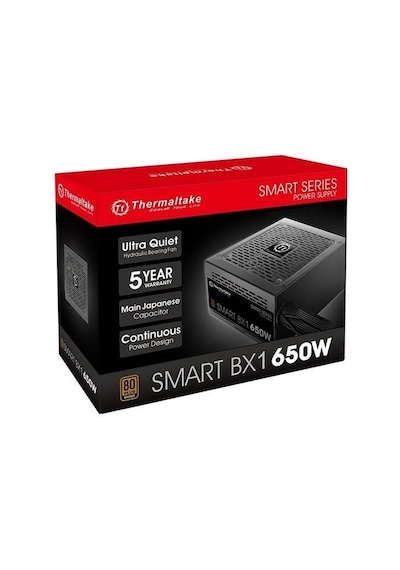 Thermaltake 650w 80+ Bronze Smart Bx1 Ps-spd-0650nnsabe-t Power Supply