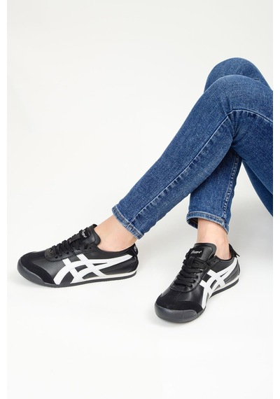 Etayger Siyah Beyaz 40-45 Unisex Günlük Spor Ayakkabı Siyah&beyaz
