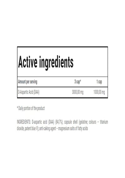 Trec Nutrition Daa Aspartic Acid Ultra - 120 Capsul