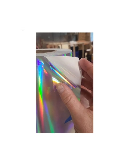 Esemiz Hologram Gökkuşağı Araç Kaplama Folyo 30cmx152cm