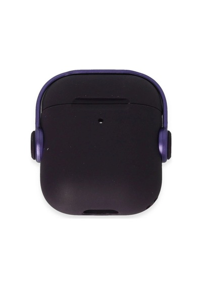 Apple Airpods 2 2.nesil Cool Kılıf - Derin Mor Çok Renkli