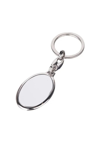 Oval Metal Anahtarlık Sevgilinin Fotoğrafı Basılı Yıldönümü Hediyesi