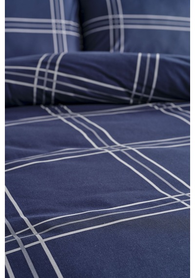 Doqu Home Ranforce Nevresim Takımı Navy Çift Kişilik - Lacivert
