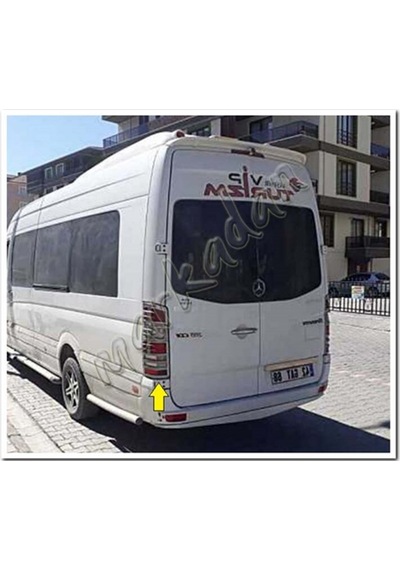 Db Chrome Mercedes Sprinter Stop Çerçevesi 2006-2018 2 Parça Abs Krom