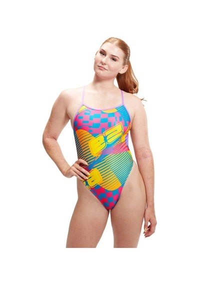 Speedo Endurance Plus Kadın Yüzücü Mayosu 8-1284316625 Çok Renkli