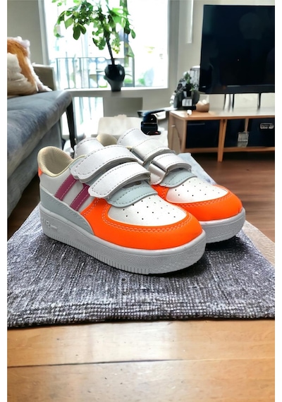 Çocuk Sneaker Spor Ayakkabı Beyaz-pembe-beyaz-pembe