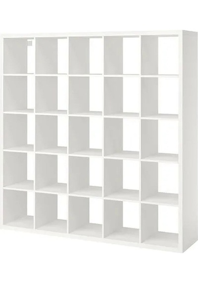 Ikea Kallax Açık Raf Ünitesi, Beyaz 182x182 Cm Antik Beyaz
