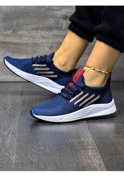 Tutınom Unisex Ortopedik Yumuşak Taban Günlük Yazlık Sneaker Spor Ayakkabı Lacivert - Kırmızı Tutınom Unisex Ortopedik Yumuşak Taban Günlük Yazlık Sneaker Spor Ayakkabı Lacivert - Kırmızı