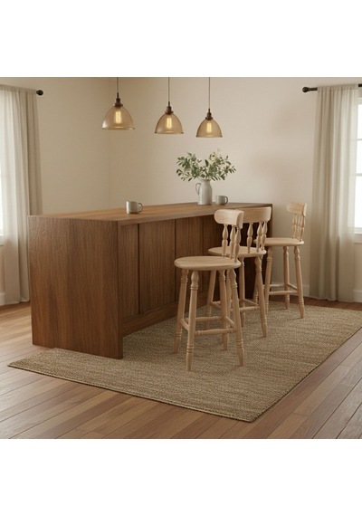 Nord Ahşap Bar Sandalyesi Natural