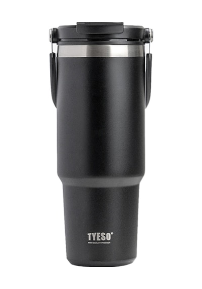 Tyeso Dailyneed Termos Vakumlu Paslanmaz Çelik İki Katmanlı 900ml Siyah