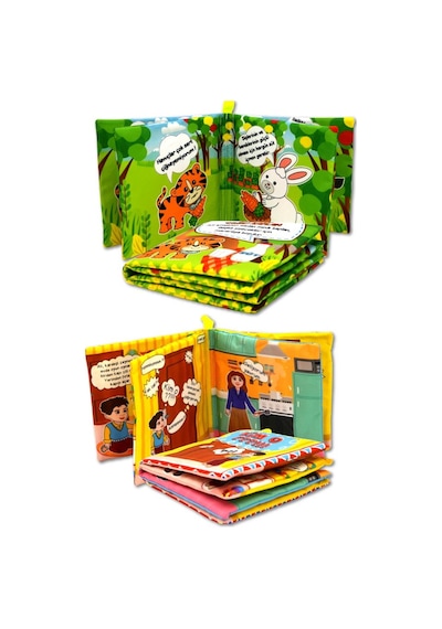2 Kitap Tox Kim O Ve Meraklı Kaplan Yarusu Kumaş Sessiz Kitap T09