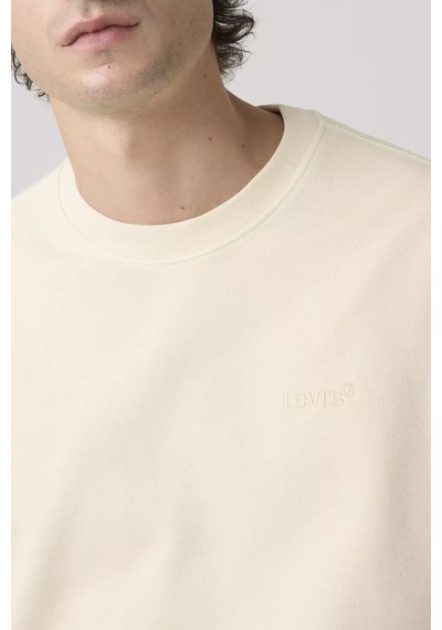 Levi's Erkek Bisiklet Yaka Ekru Sweatshirt - A9244-0043 Ekru