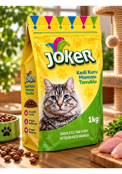 Joker Kedi Kurumaması Tavuklu