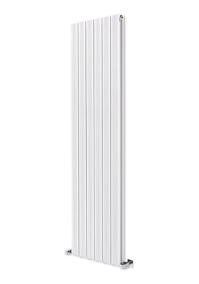 1800 x 475mm Yüksek Isı Kapasiteli Dekoratif Amber Dikey Aluminyum Beyaz Radyatör