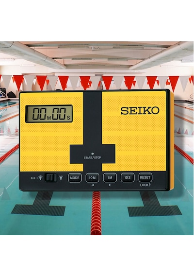 Seiko Qhl098y Masa Saati Sarı