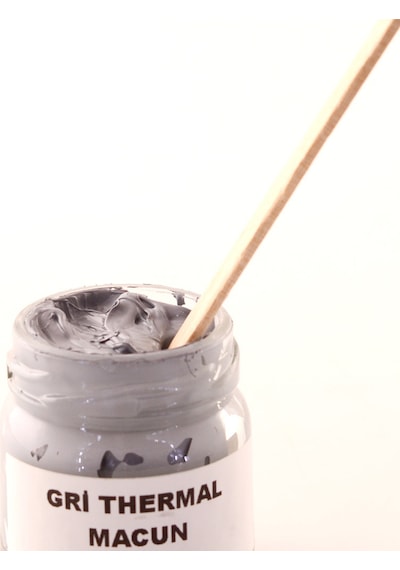 Kavanozda 50 Gram Gri Termal Macun Katı Kıvamlı İşlemci