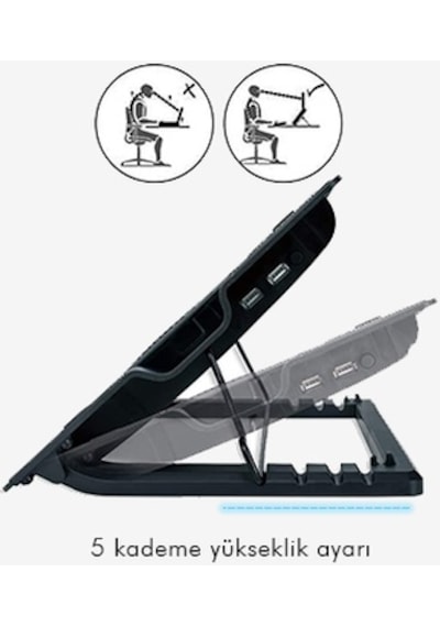 Frisby FNC-35ST 10" - 17" Tek Fanlı Gaming Notebook Soğutucu