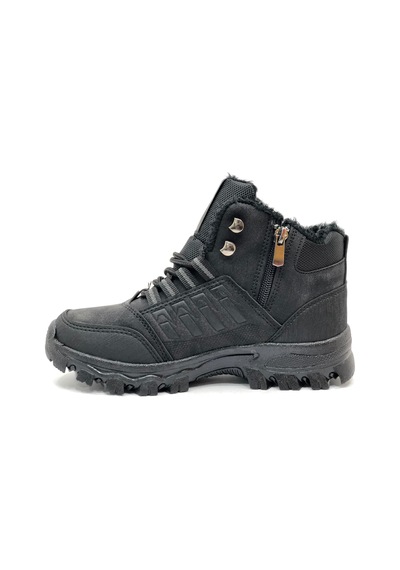 Xstep X6 Trekking Outdoor Ortopedik Erkek Bot Siyah