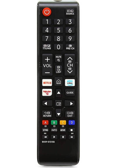 WEKO KL Samsung Uyumlu BN59-01315B NETFLİX-PRİME VİDEO-RAKUTEN TUŞLU KISA LCD-LED TV KUMANDA
