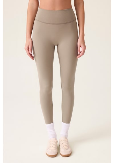 Los Ojos X Ece Vizon Yüksek Bel Spor Tayt Mono Leggings Vizon Vizon
