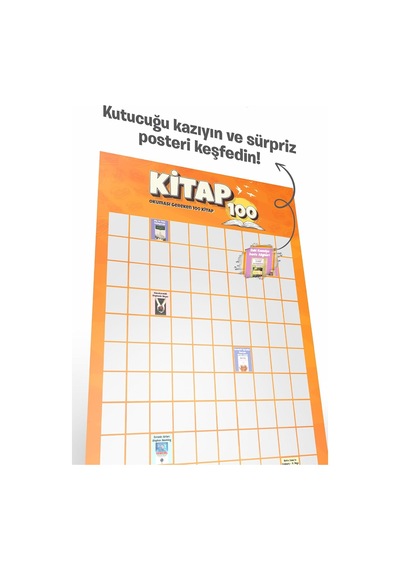 Kitap 100 Kazı Kazan Okuma Listesi Takip Posteri