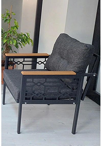 Adımshos Tekli Lazer Balkon-bahçe-ofis-kafe Çay Seti Koltuk Oturma Takımı-oturma Grubu Antrasit Adımshos Tekli Lazer Balkon-bahçe-ofis-kafe Çay Seti Koltuk Oturma Takımı-oturma Grubu Antrasit