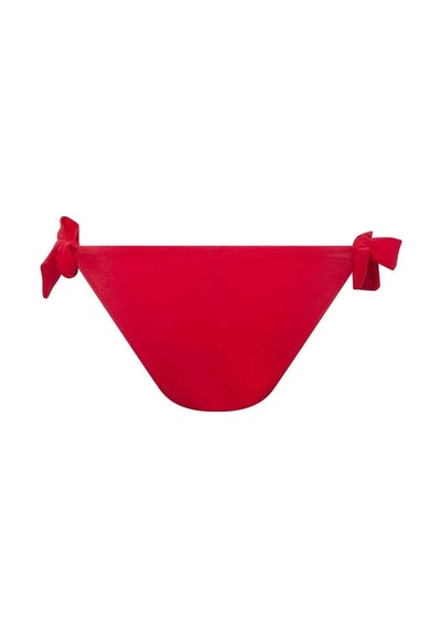 U.S. Polo Assn. Kadın Kırmızı Kalın Ipli Bikini Alt Kırmızı