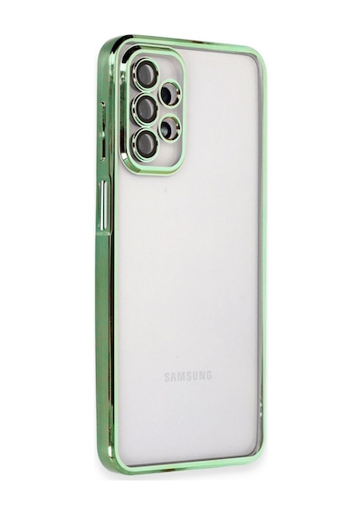 Samsung Galaxy Uyumlu A23 4g Kılıf Razer Lensli Silikon - Yeşil Bz8683140483463