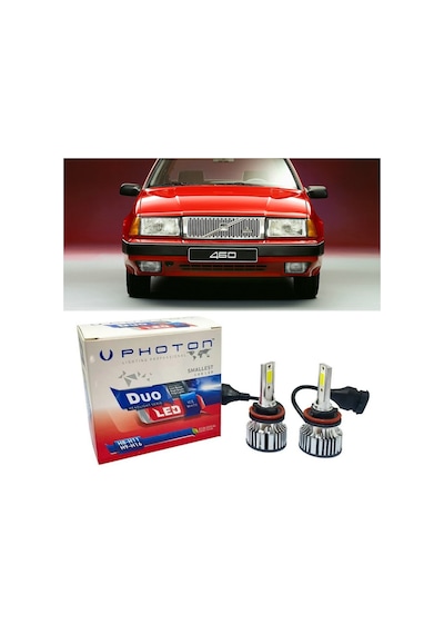 Volvo 460 Led Xenon Uzun+kısa Far Ampulü H4 Duo Yeni Seri Beyaz