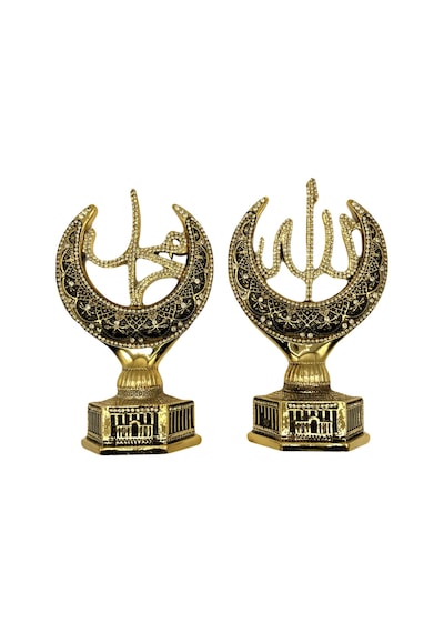 Osmanlı Motifli Allah-muhammed Lafzı Swaroski Taşlı Biblo