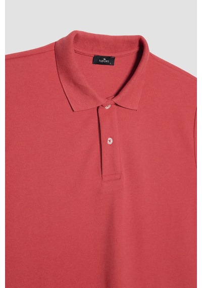 Tudors Erkek Slim Fit Dar Kesim Pamuklu Yumuşak Dokulu Serin Tutan Kumaş Düz Kiremit Renk Polo Yaka Tişört-31689-kiremit Kiremit Tudors Erkek Slim Fit Dar Kesim Pamuklu Yumuşak Dokulu Serin Tutan Kumaş Düz Kiremit Renk Polo Yaka Tişört-31689-kiremit Kiremit