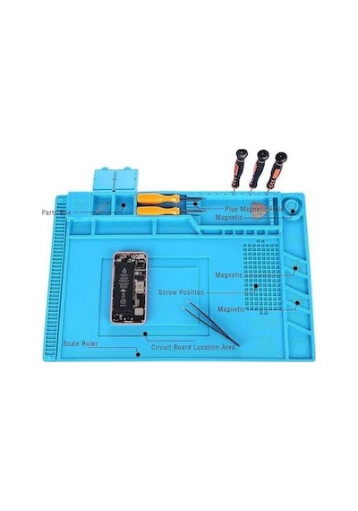 S-160 Isıya Dayanıklı Silikon Ped Tamir Pad S160 Mıknatıslı