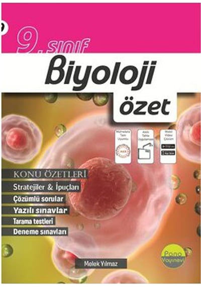 Pano Yayınları 9. Sınıf Biyoloji Özet Yni