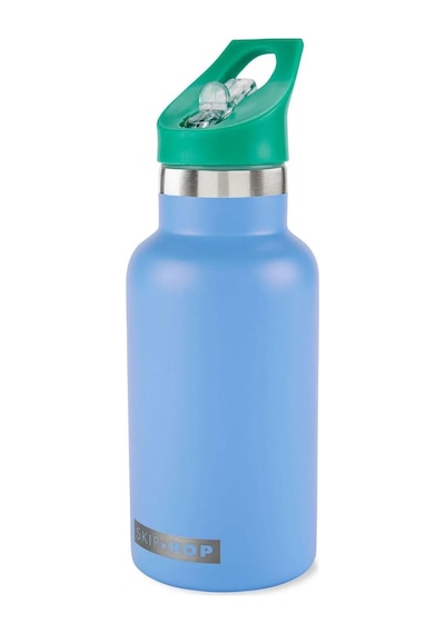 Skip Hop Spark Style Paslanmaz Çelik Stickerlı Suluk Mavi 380ml Mavi