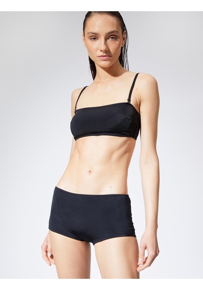 Koton Straplez Bikini Üstü Kaplı Çıkarılabilir İnce Askılı Siyah 3sak10003bm Siyah Koton Straplez Bikini Üstü Kaplı Çıkarılabilir İnce Askılı Siyah 3sak10003bm Siyah