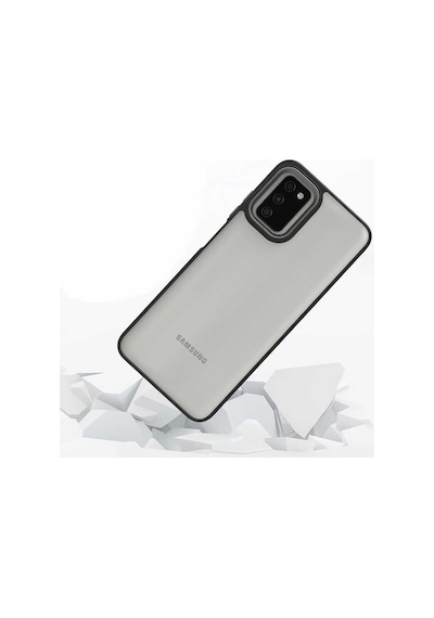 Zore Galaxy Uyumlu A03s Kılıf Flora Kapak - Mavi Mavi
