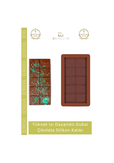 Çikolatakalıbı Esnek Kaliteli Profesyonel Mutfak Tasarım Isı Dayanıklı Dubai Çikolata Silikon Kalıb Çok Renkli 13123965