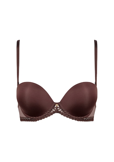 Aubade Sheer Emotion Bandeau Sütyen, Balenli, Çıkarılabilir Askılı Ve Grafik Işlemeli Model Koyu Kahve Aubade Sheer Emotion Bandeau Sütyen, Balenli, Çıkarılabilir Askılı Ve Grafik Işlemeli Model Koyu Kahve