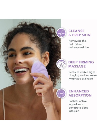 Deep & Gentle Luna 4 Sensitive Paketi - Hassas Cilt Temizleme Fırçası + Luna Micro-foam Face Cleanser 2, 100 Ml + Der