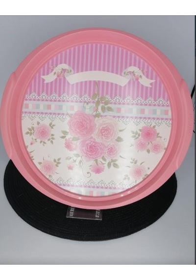 Hrv 061-804 Tepsi Mika Desenli 1x24 Çok Renk