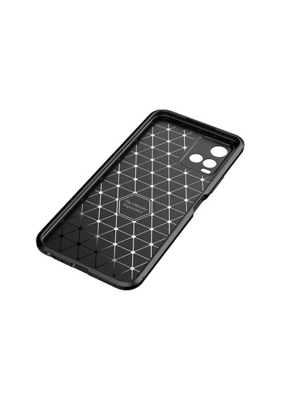Vivo Y33S Kilif Lens Karbon Tasarim Negro Silikon Kapak 534040703