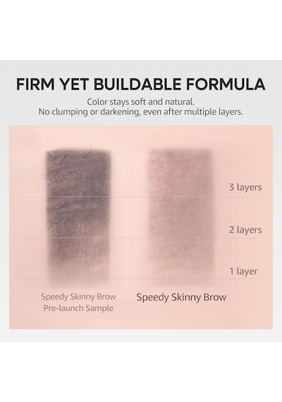 Ultra İnce Uçlu, Doğal Görünüm Veren Kaş Kalemi Speedy Skinny Brow 3 Natural Brown Diğer